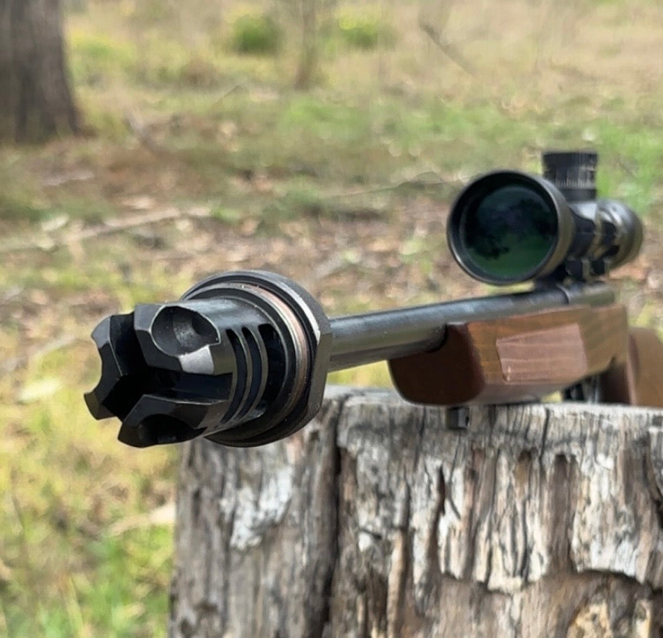 THE RAZORBACK Muzzle Brake & Blast Shield Combo {700 giveaway entries}